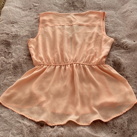 STREETWEAR SOCIETY ORANGE TOP BLOUSE SIZE L - Picture 2 of 6